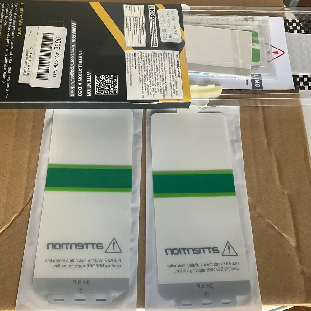2 Packs Clear Screen Protectors for OnePlus 9 Pro